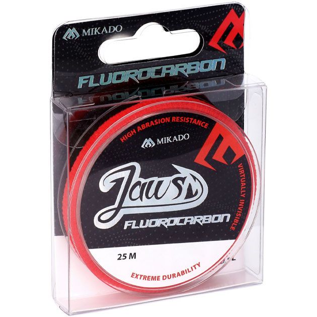 Леска флюрокарбоновая Mikado JAWS FLUOROCARBON 0,35 (25 м) - 8.76 кг.