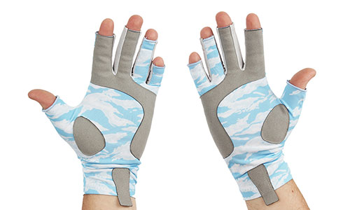 Перчатки летние Nautilus spf50 lite gloves pro цв. blue р-р.   M/L