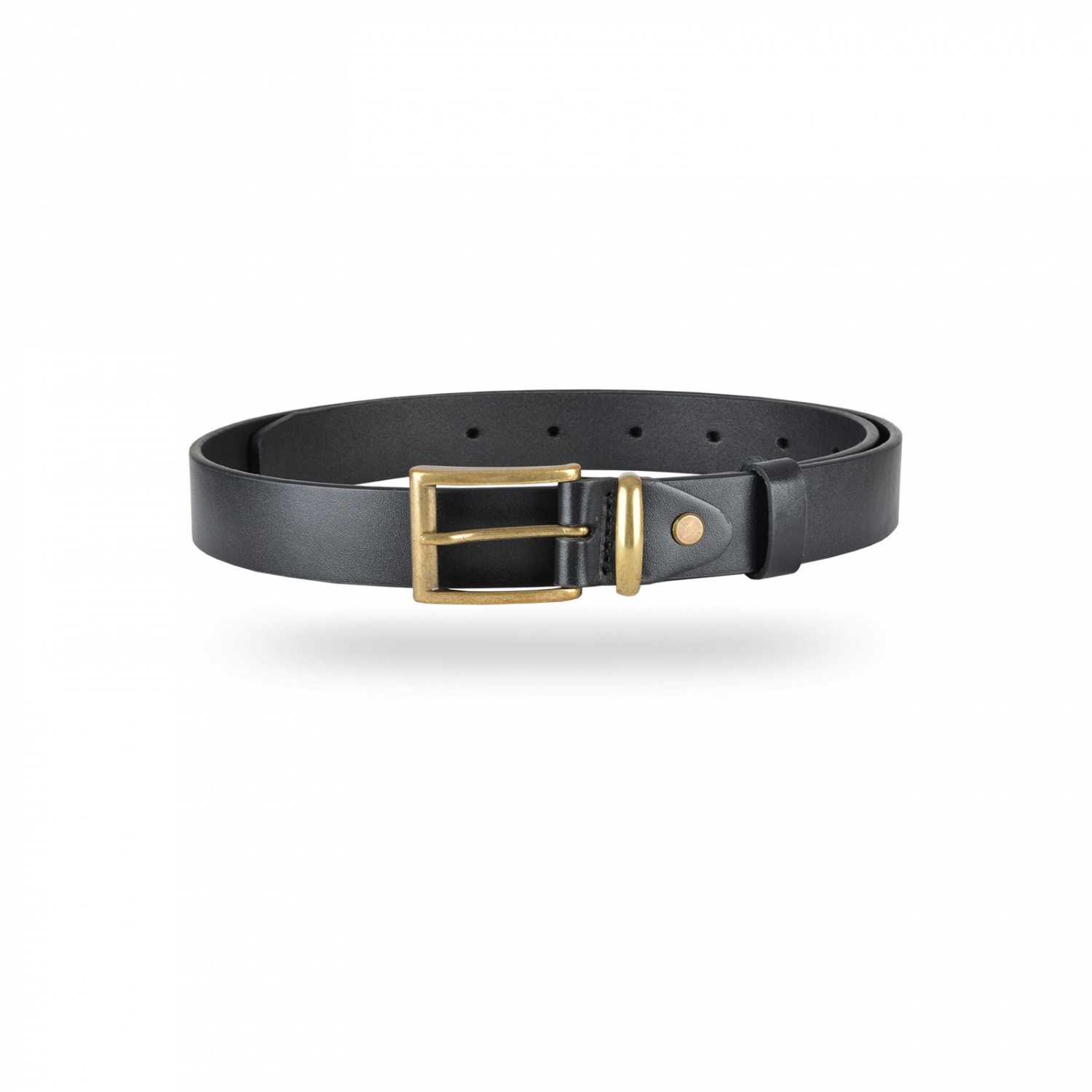 Ремень брючный Shaman ХСН Black S-930-3 № 1 - 110 см 30 мм
