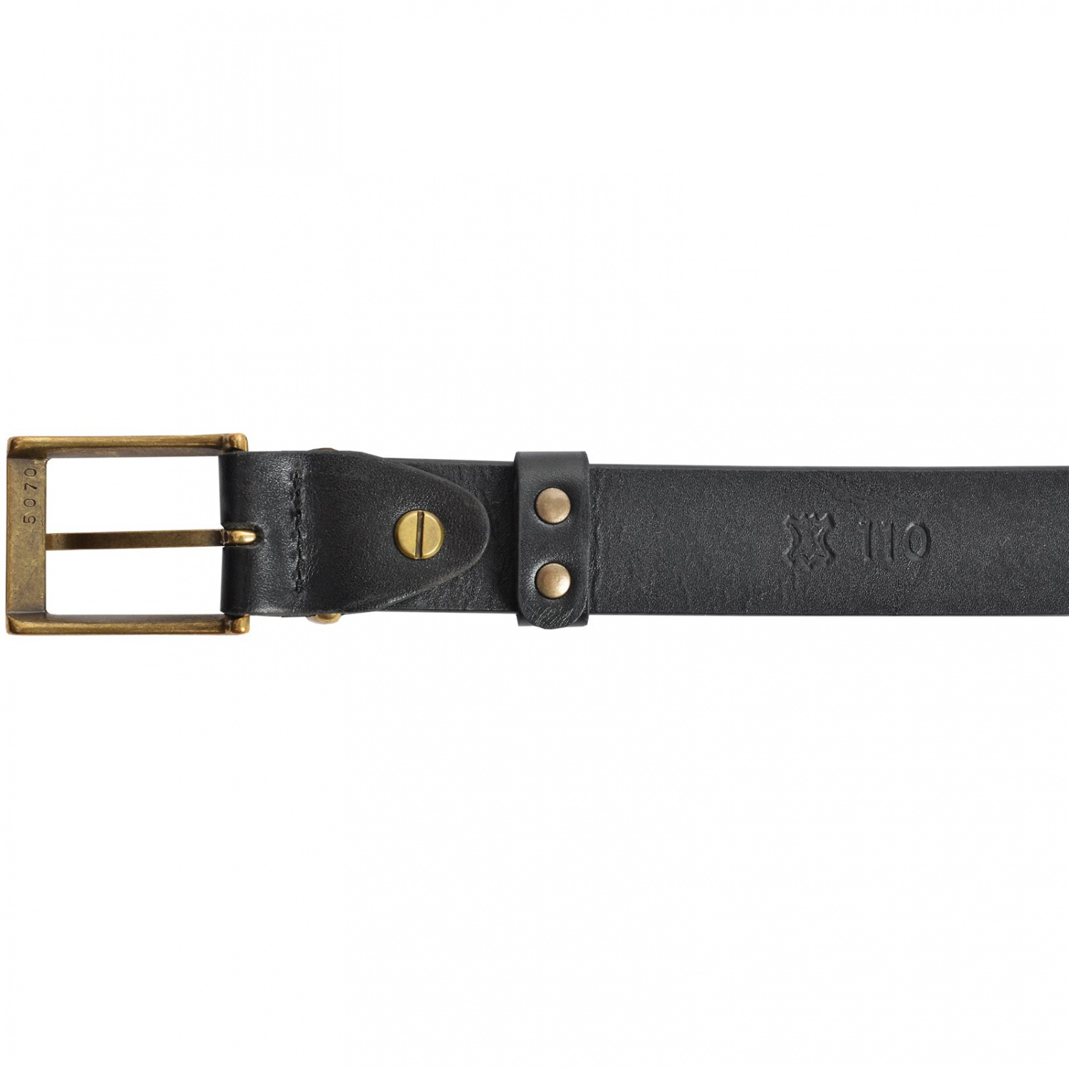Ремень брючный Shaman ХСН Black S-930-3 № 1 - 110 см 30 мм